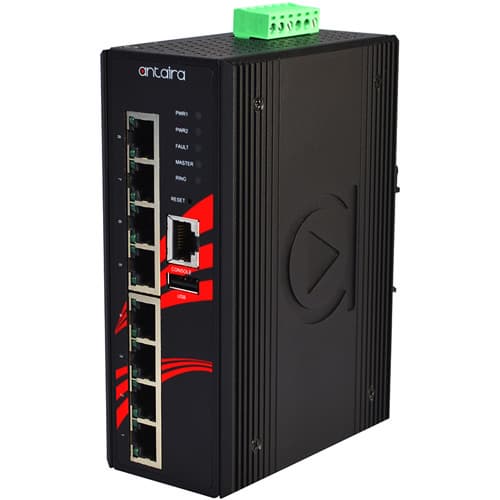 8_Port Industrial Gigabit Managed Ethernet Switch